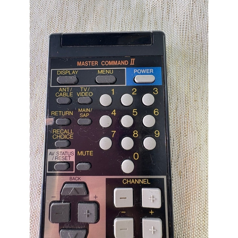 JVC RM-C416 TV Remote Control, also known as a JVC Master Command II remote. - Picture 2 of 3